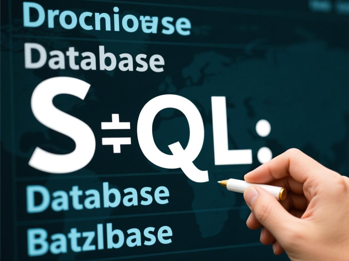 sql怎么修改数据库名字  第1张