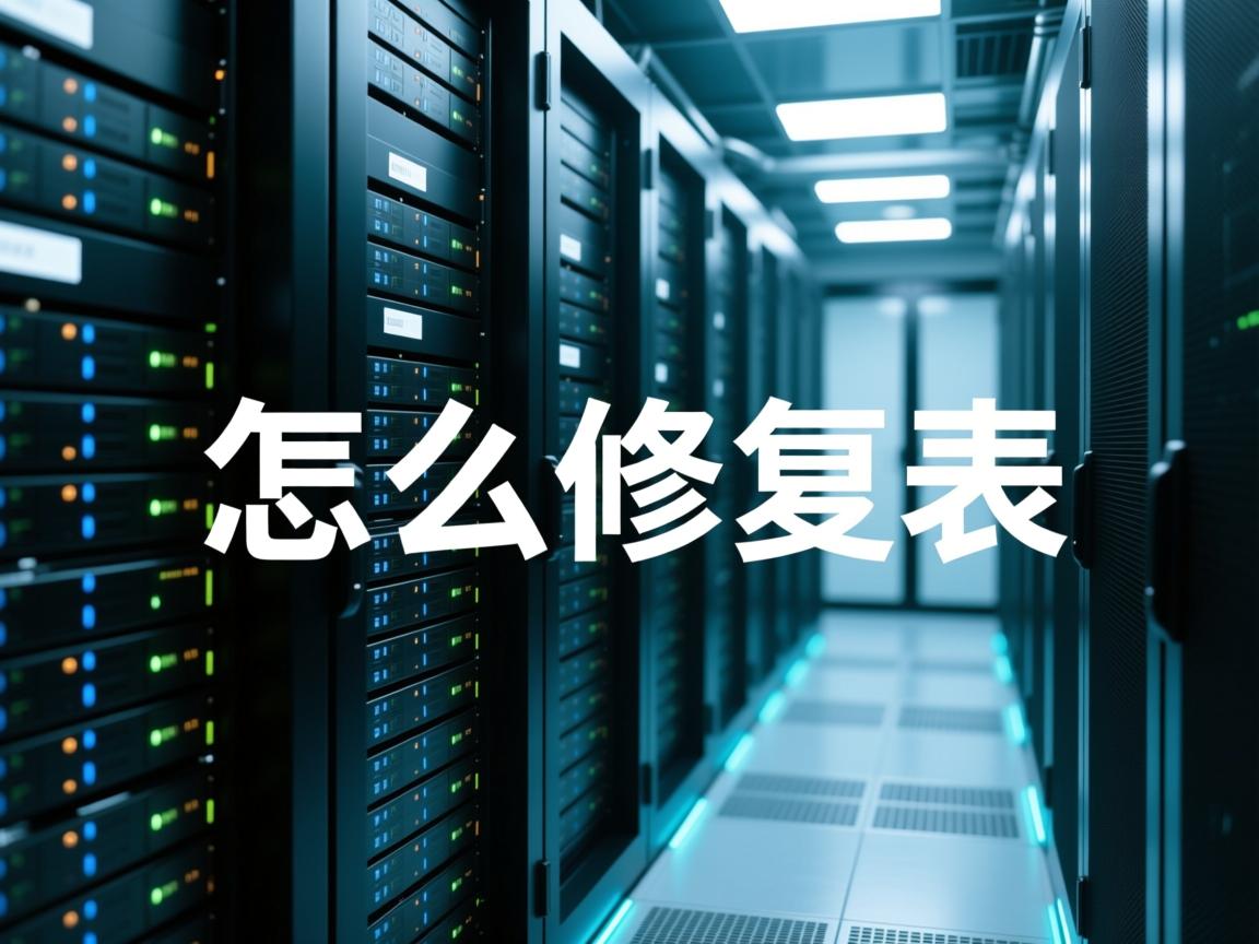 数据库怎么修复表  第1张