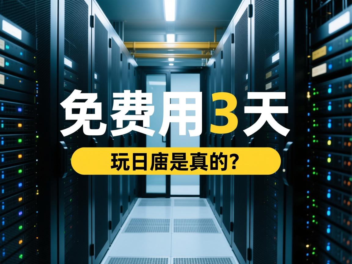 服务器免费试用3天是真的吗? 第1张 服务器免费试用3天是真的吗? 第1张