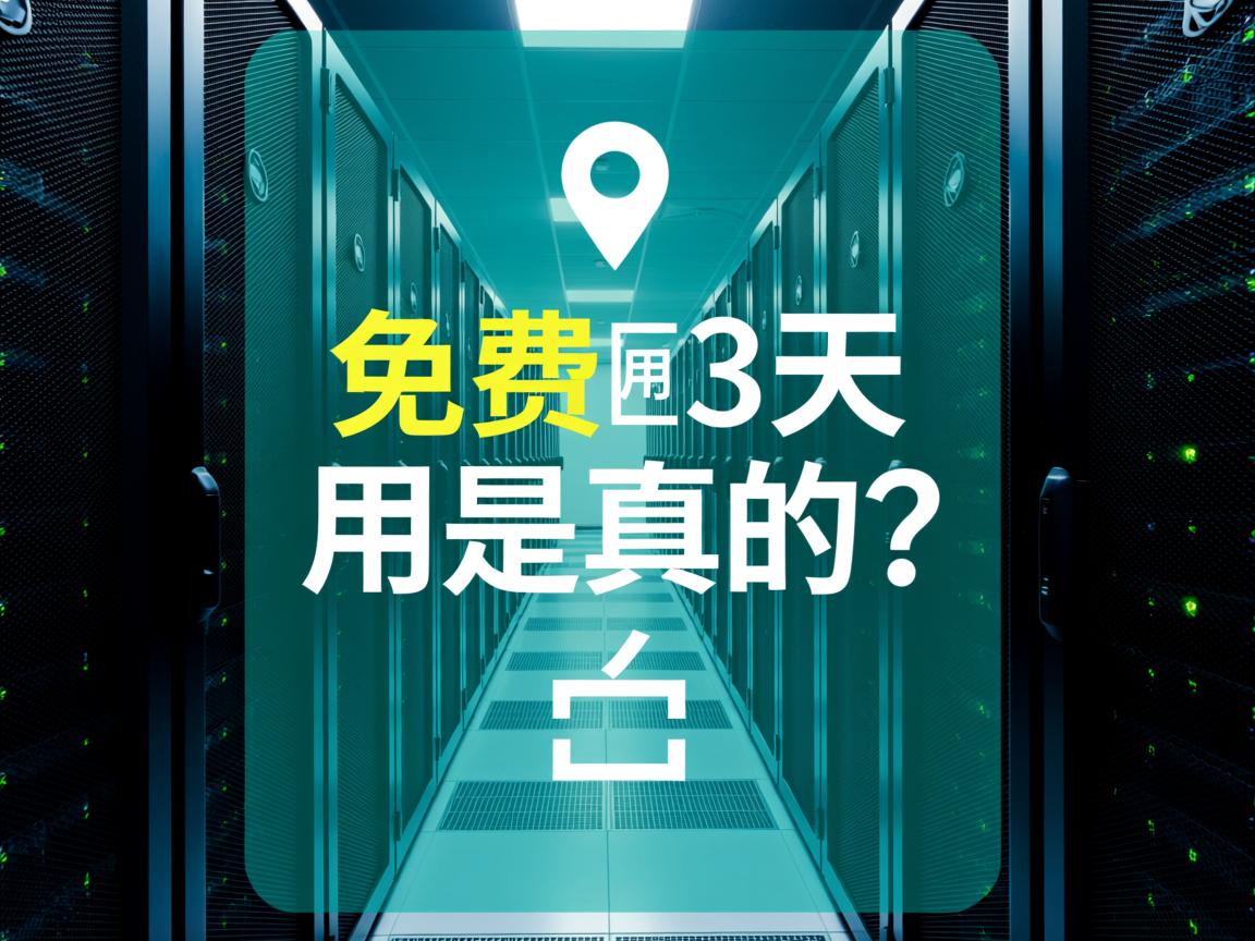 服务器免费试用3天是真的吗? 第3张 服务器免费试用3天是真的吗? 第3张