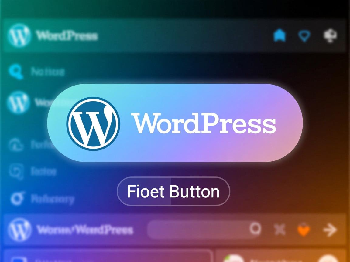 WordPress如何制作浮动按钮? 第3张 WordPress如何制作浮动按钮? 第3张