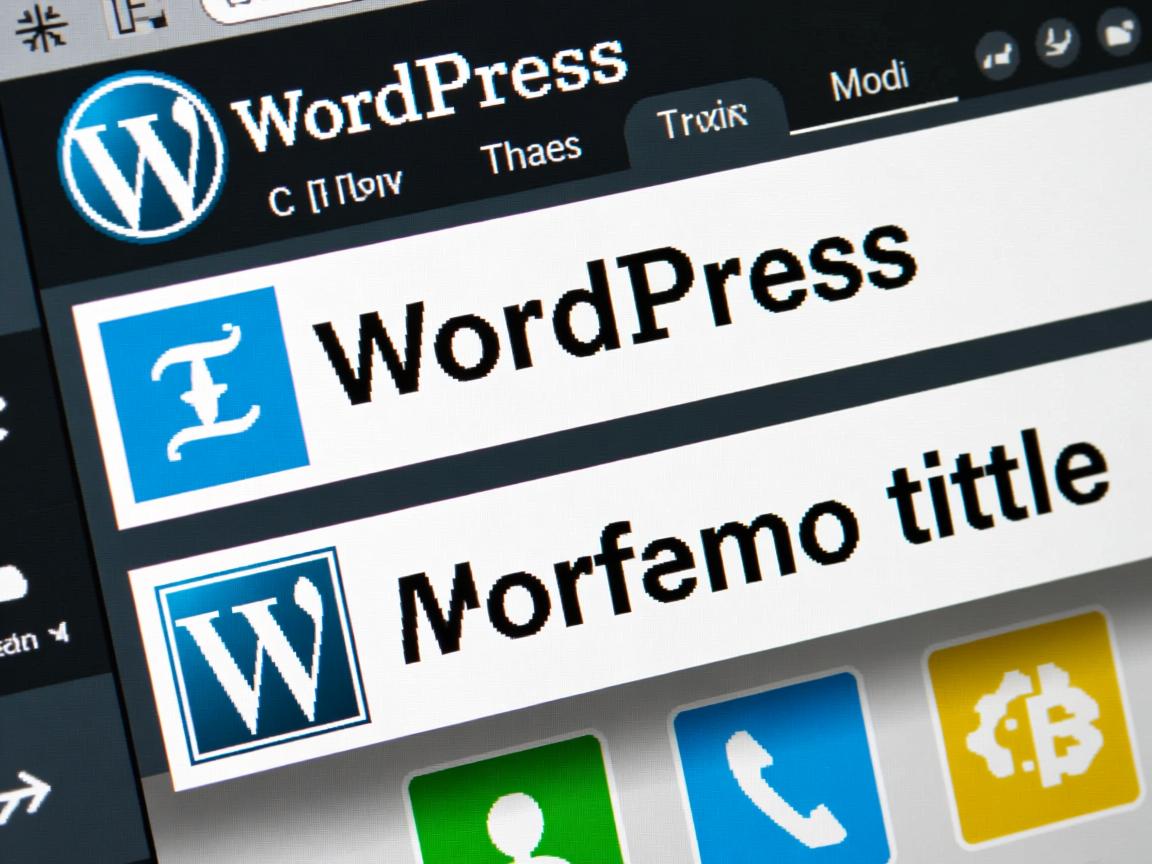 WordPress如何设置两个标题? 第2张 WordPress如何设置两个标题? 第2张