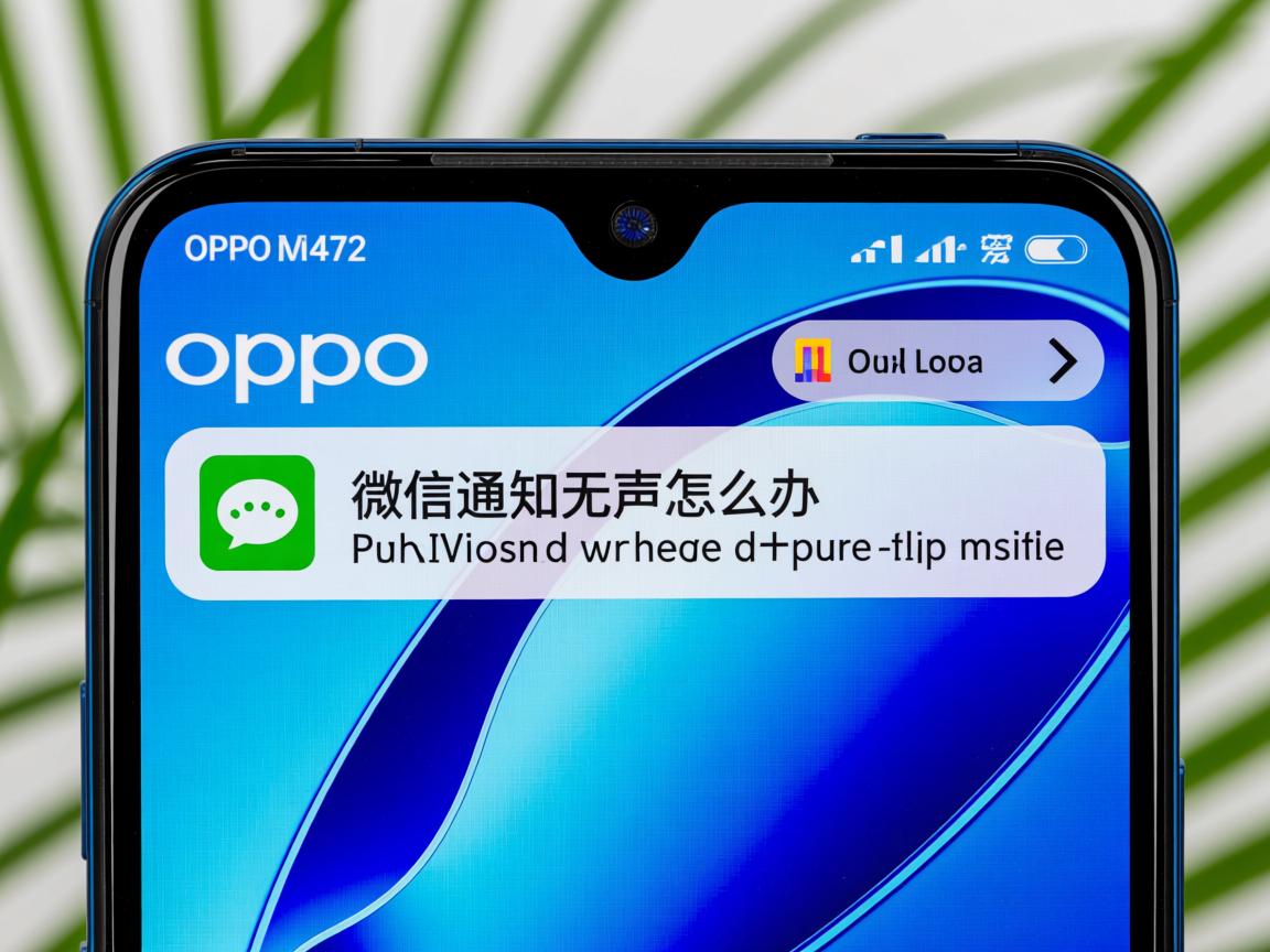 OPPO A72微信通知无声怎么办 第1张 OPPO A72微信通知无声怎么办 第1张