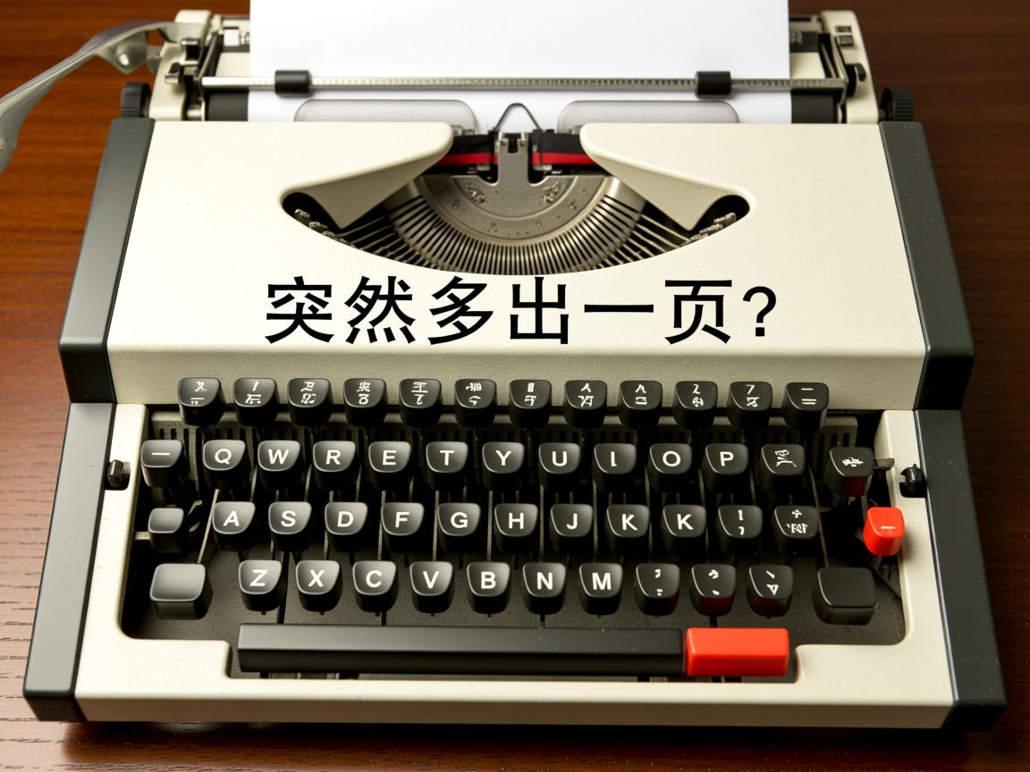 Word打字时为何突然多出一页? 第1张 Word打字时为何突然多出一页? 第1张