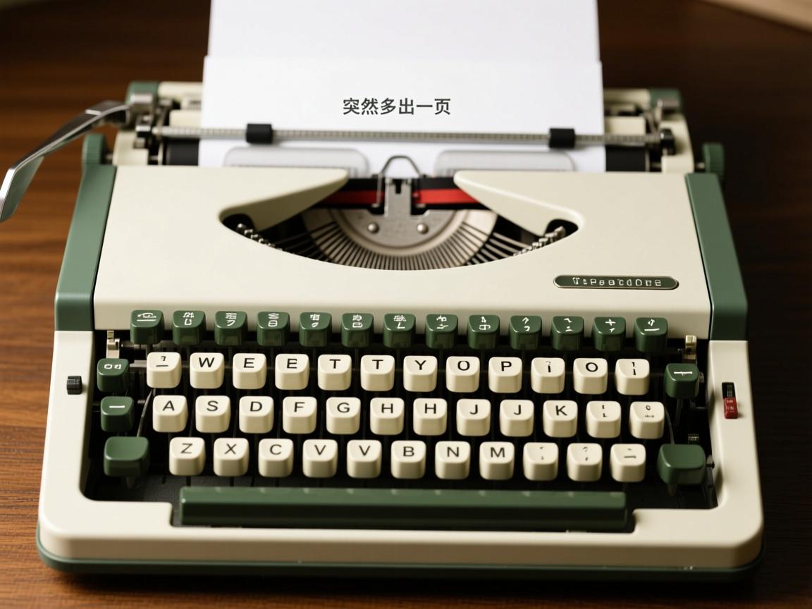 Word打字时为何突然多出一页? 第3张 Word打字时为何突然多出一页? 第3张