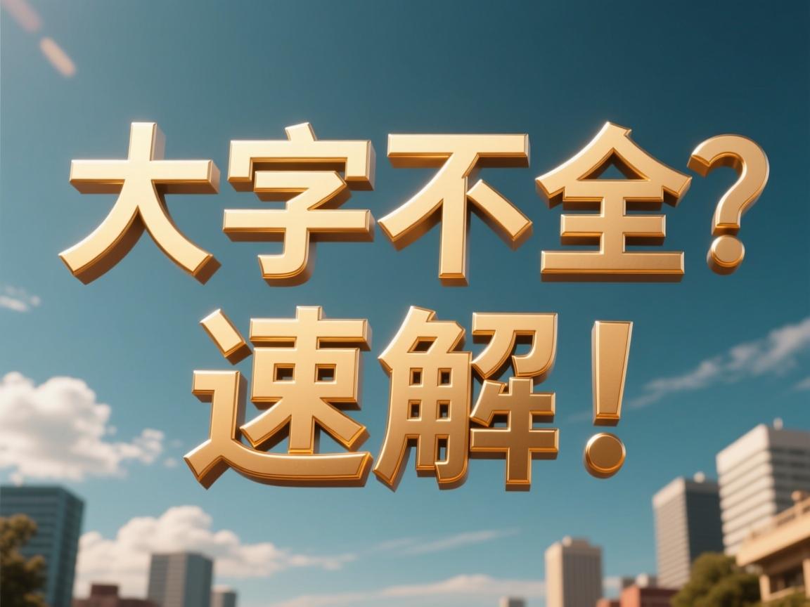 Word大字不全?速解! 第3张 Word大字不全?速解! 第3张