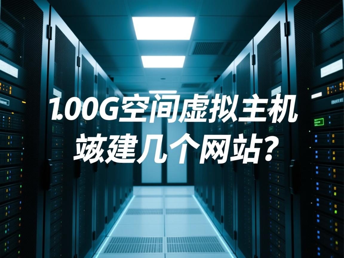 100G空间虚拟主机够建几个网站？