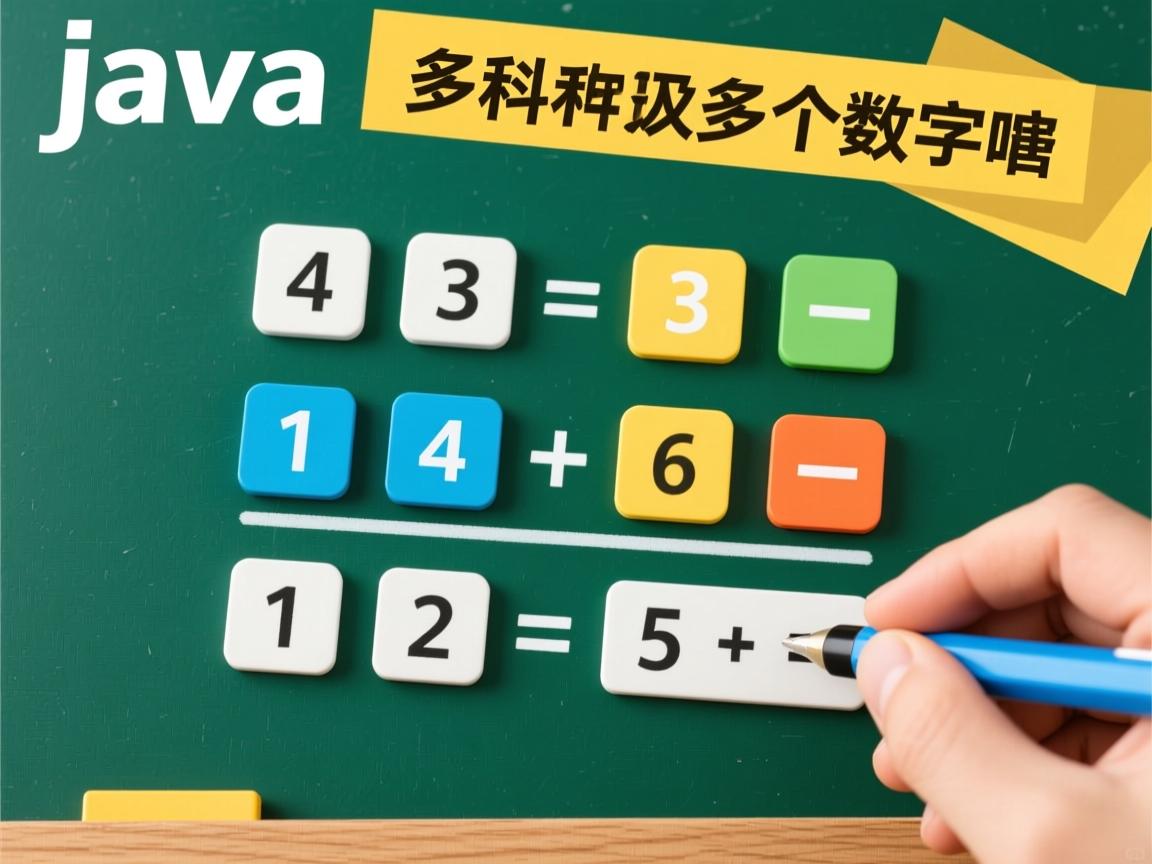 Java如何实现多个数字相加  第1张