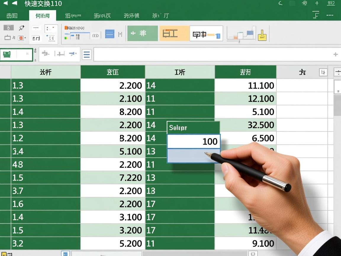 Excel2010如何快速交换两列数据? 第2张 Excel2010如何快速交换两列数据? 第2张