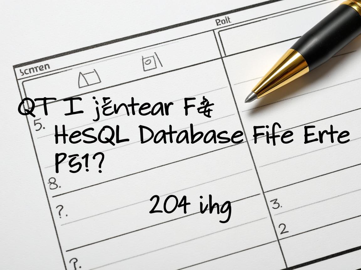 QT如何连接SQL数据库文件路径 第2张 QT如何连接SQL数据库文件路径 第2张