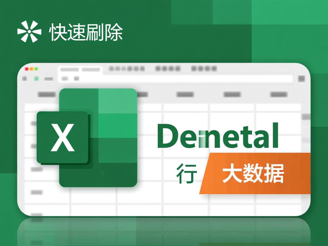 Excel如何快速删除整行数据？