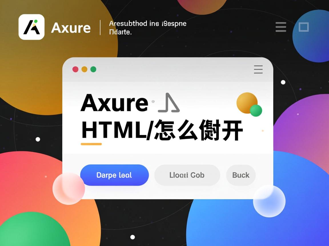 Axure导出HTML后怎么打开 第1张 Axure导出HTML后怎么打开 第1张