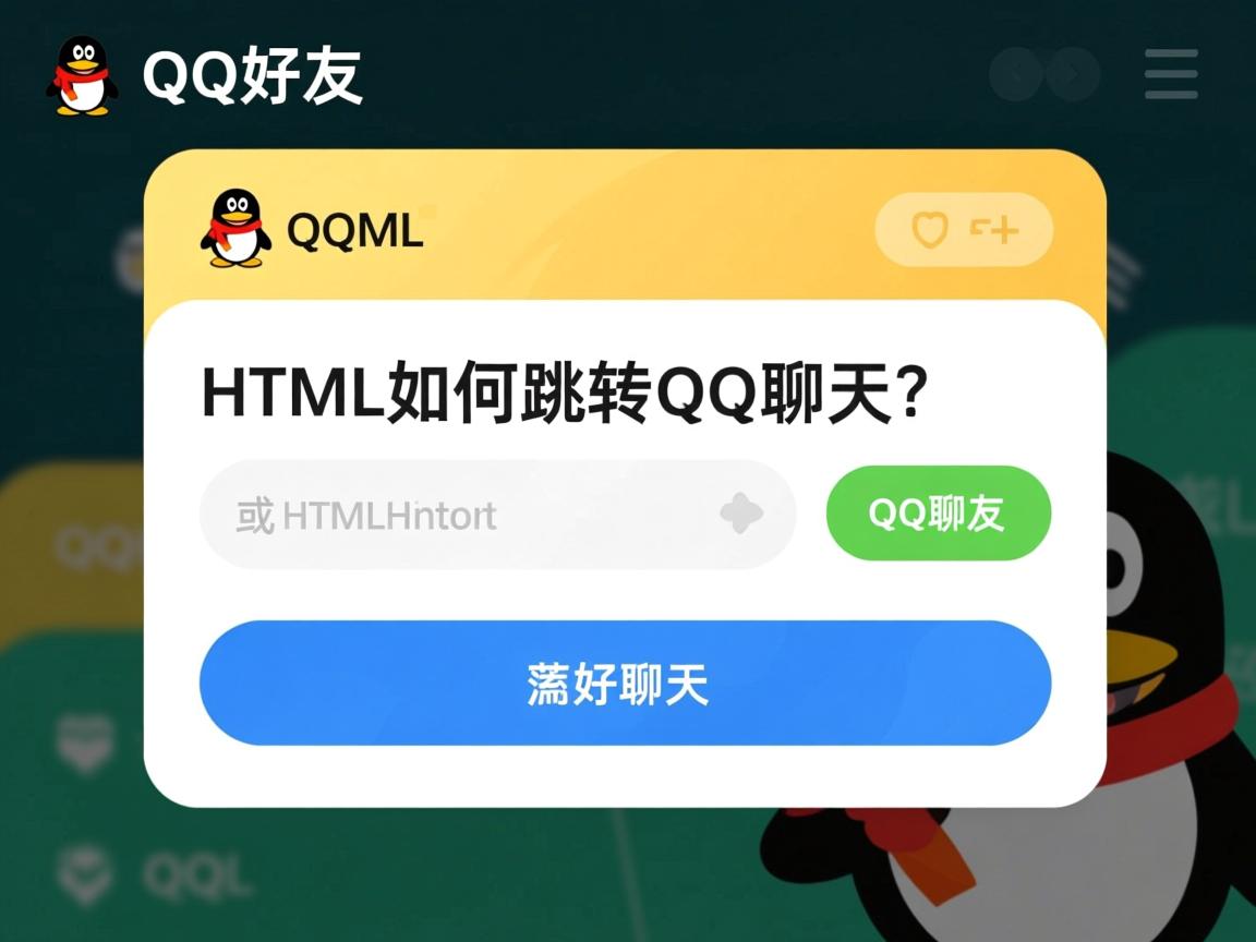 HTML如何添加QQ好友?,或,HTML如何跳转QQ聊天? 第1张 HTML如何添加QQ好友?,或,HTML如何跳转QQ聊天? 第1张