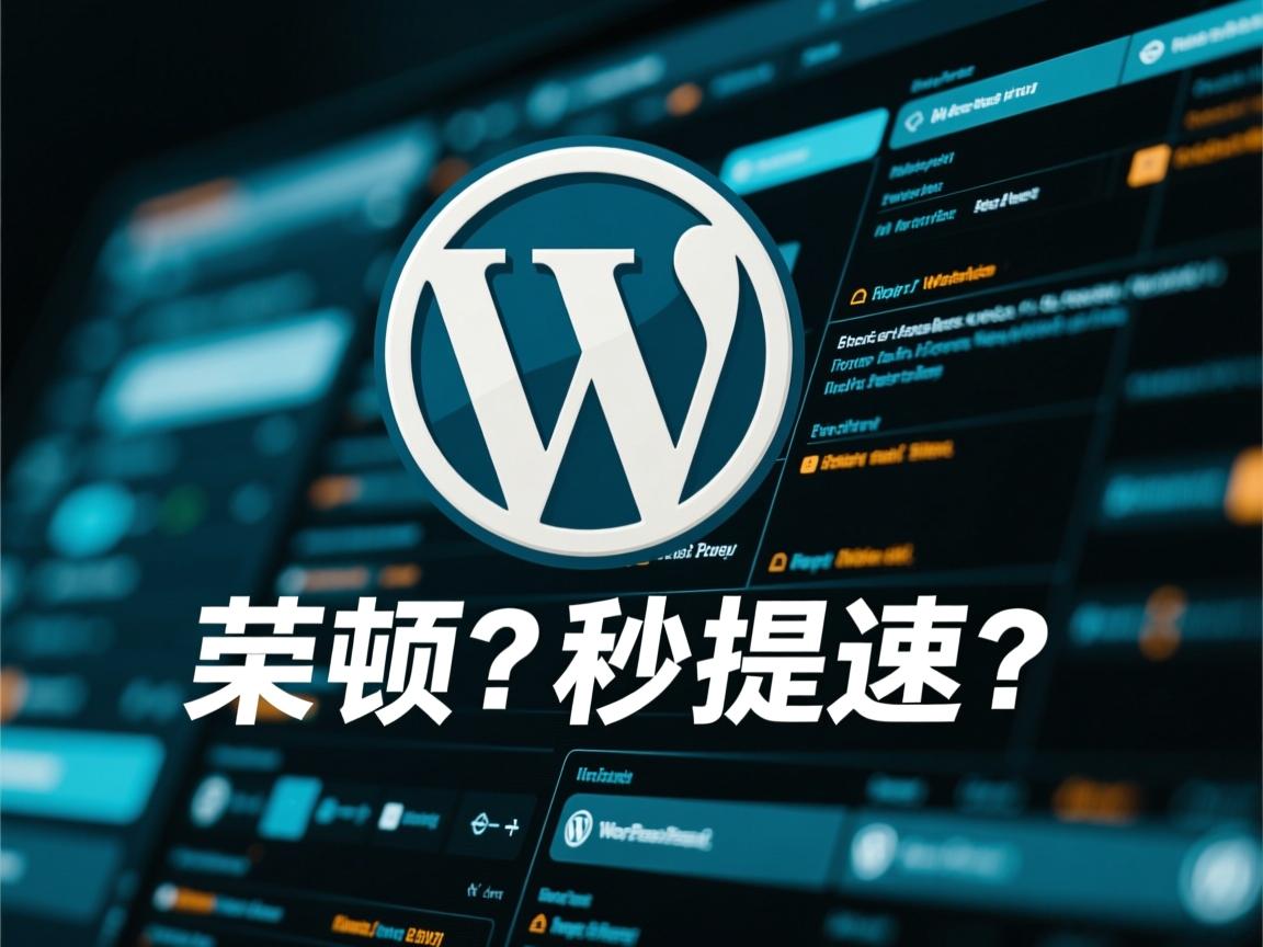 WordPress卡顿如何秒提速？