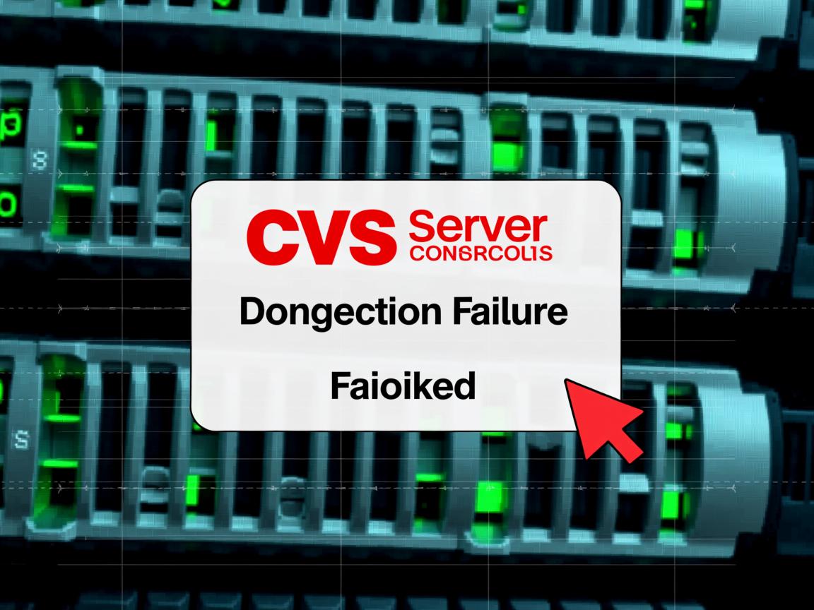 CVS服务器连接失败如何解决? 第3张 CVS服务器连接失败如何解决? 第3张