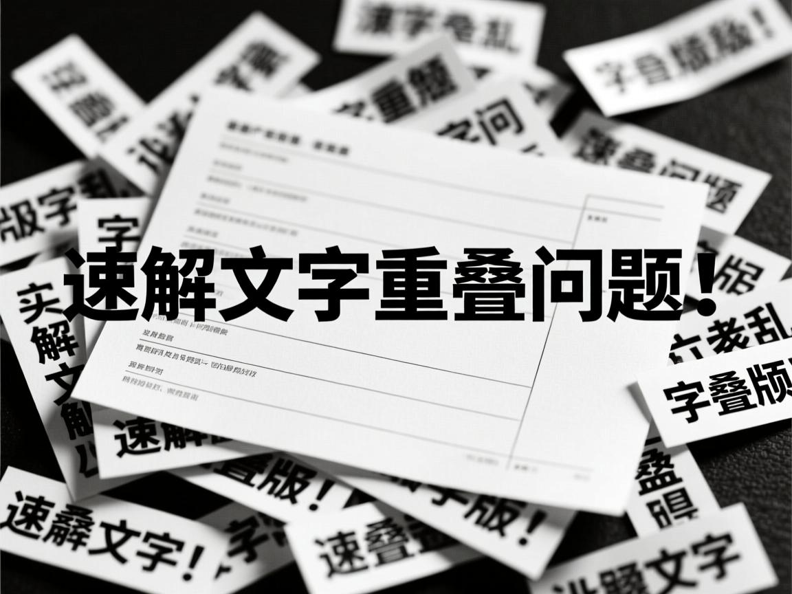 word排版错乱?速解文字重叠问题! 第2张 word排版错乱?速解文字重叠问题! 第2张