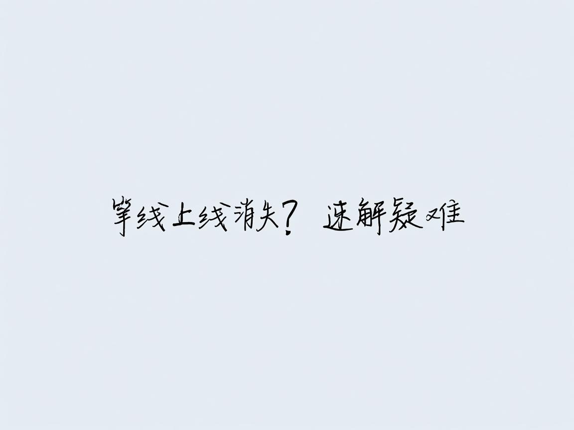Word下划线消失?速解疑难 第3张 Word下划线消失?速解疑难 第3张