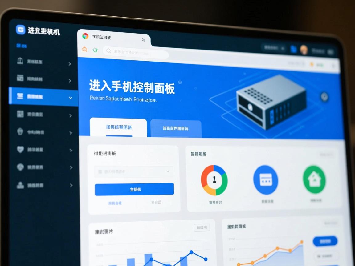 怎么进入虚拟主机控制面板？  第1张