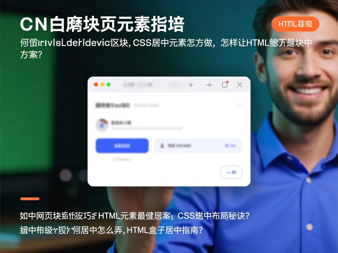 HTML如何居中div块?,CSS居中元素怎么做?,怎样让HTML块居中?,居中网页元素的方法?,HTML元素居中技巧?,div居中最佳方案?,如何实现块级元素居中?,CSS居中布局秘诀? 居中怎么弄?,HTML盒子居中指南? 第2张 HTML如何居中div块?,CSS居中元素怎么做?,怎样让HTML块居中?,居中网页元素的方法?,HTML元素居中技巧?,div居中最佳方案?,如何实现块级元素居中?,CSS居中布局秘诀? 居中怎么弄?,HTML盒子居中指南? 第2张