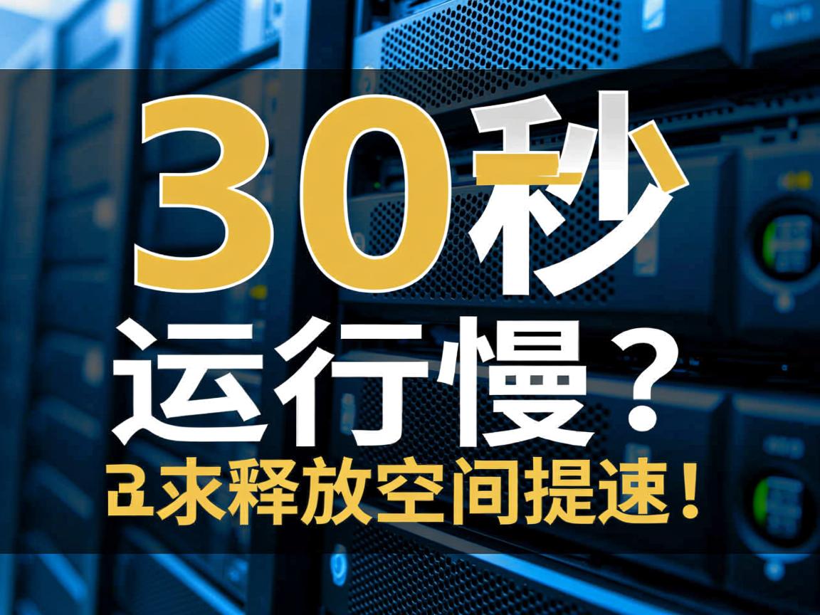 服务器运行慢?30秒释放空间提速! 第2张 服务器运行慢?30秒释放空间提速! 第2张