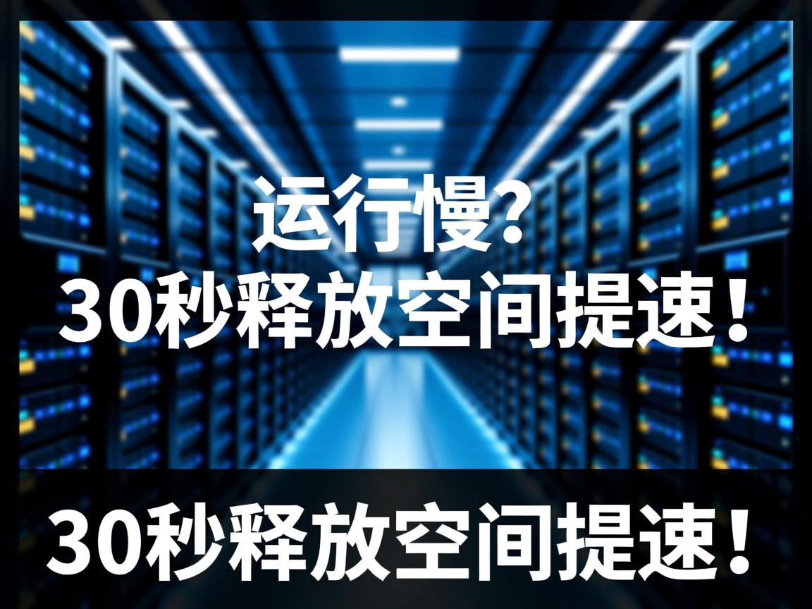 服务器运行慢？30秒释放空间提速！