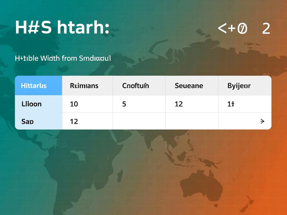 HTML5表格宽度如何缩小? 第1张 HTML5表格宽度如何缩小? 第1张