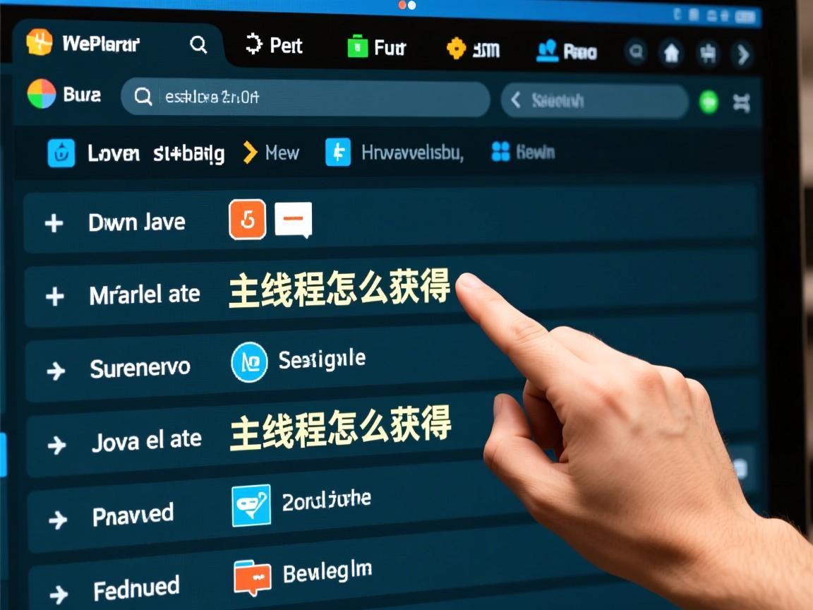 Java主线程怎么获取? 第2张 Java主线程怎么获取? 第2张
