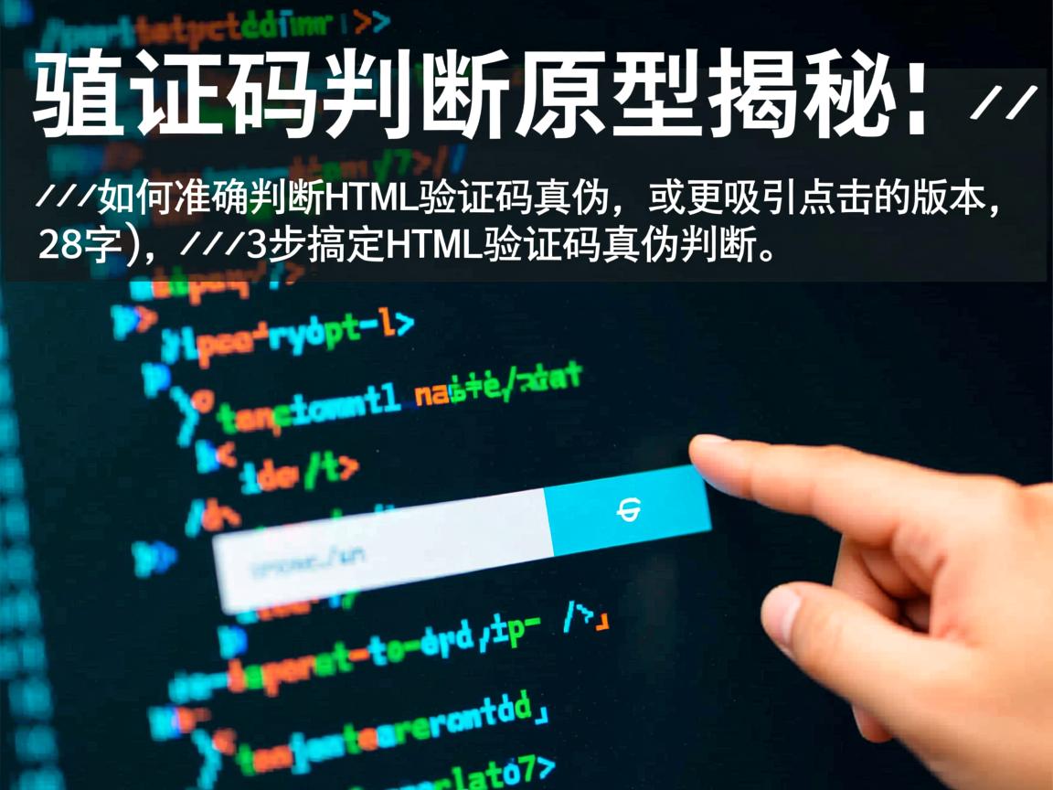 HTML验证码判断原理揭秘,28字),,如何准确判断HTML验证码真伪,或更吸引点击的版本,,3步搞定HTML验证码真伪判断 第1张 HTML验证码判断原理揭秘,28字),,如何准确判断HTML验证码真伪,或更吸引点击的版本,,3步搞定HTML验证码真伪判断 第1张