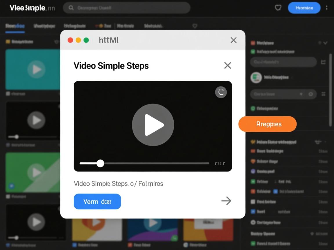 HTML嵌入视频简单步骤  第2张