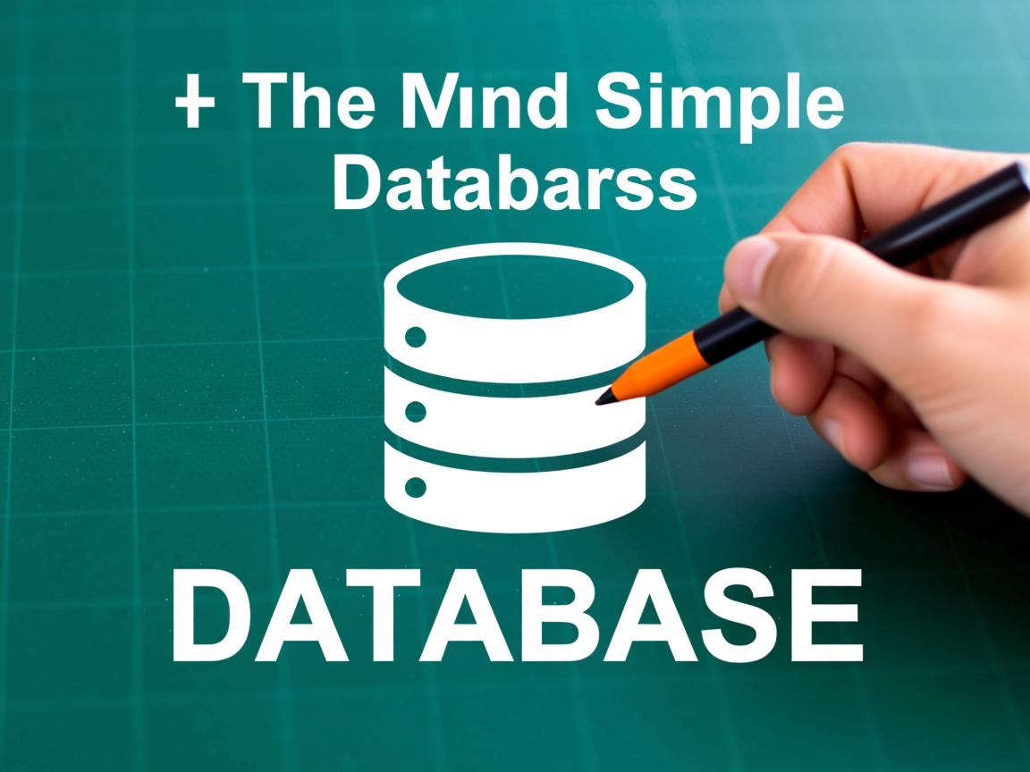 如何快速搭建简单数据库？  第1张