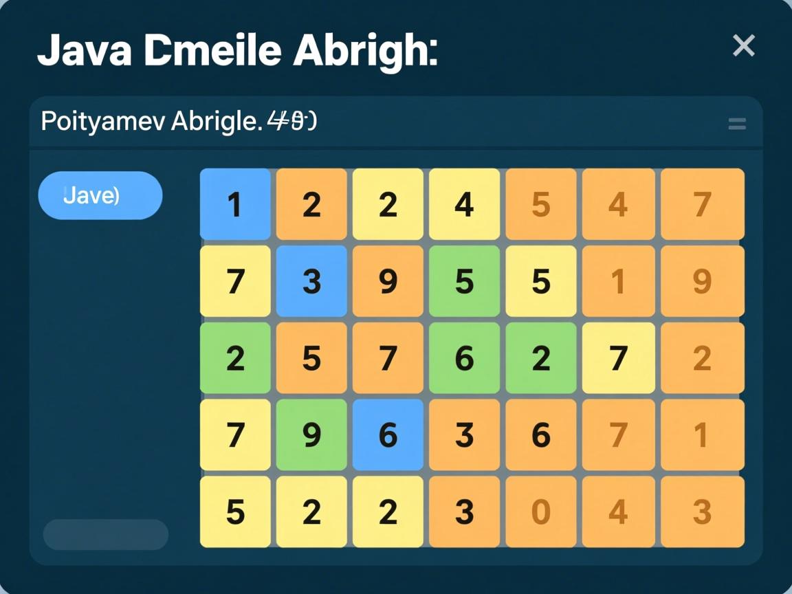 Java如何遍历二维数组？  第1张