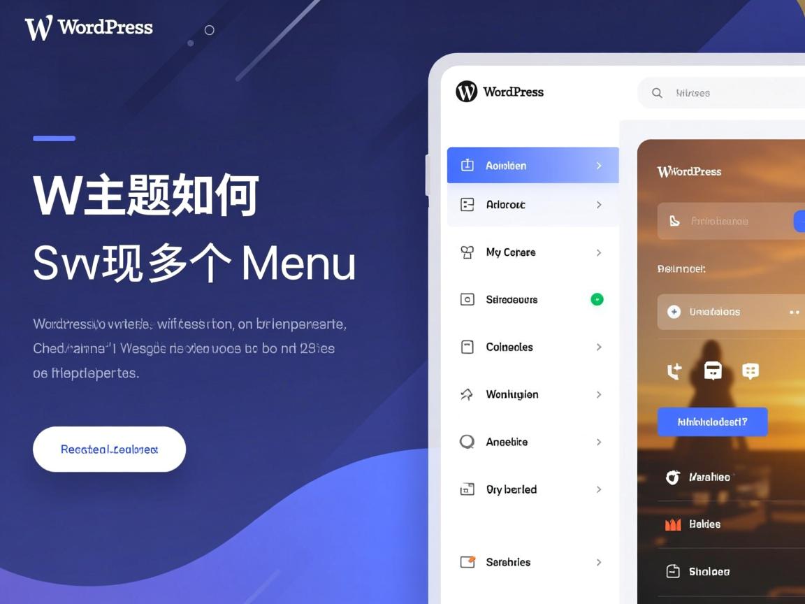 WordPress主题如何实现多个菜单? 第3张 WordPress主题如何实现多个菜单? 第3张