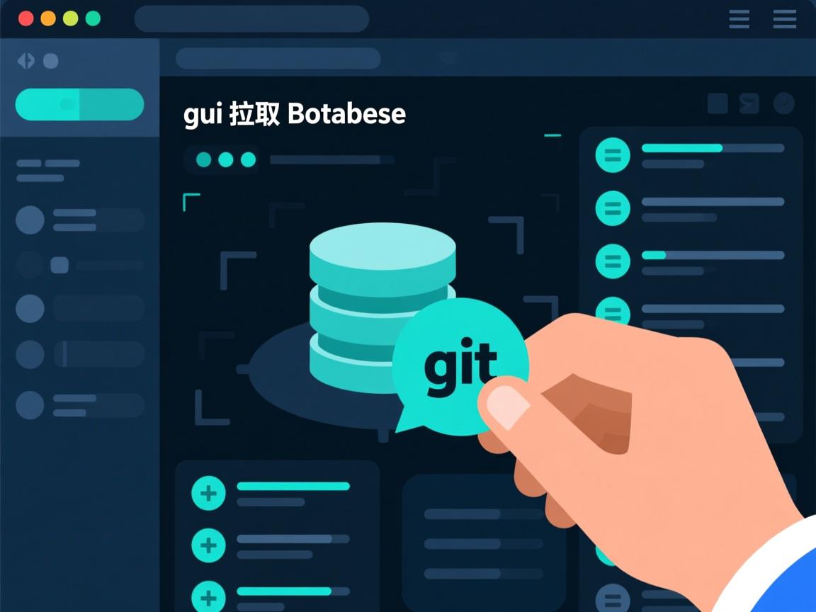 git gui如何拉取数据库？  第3张