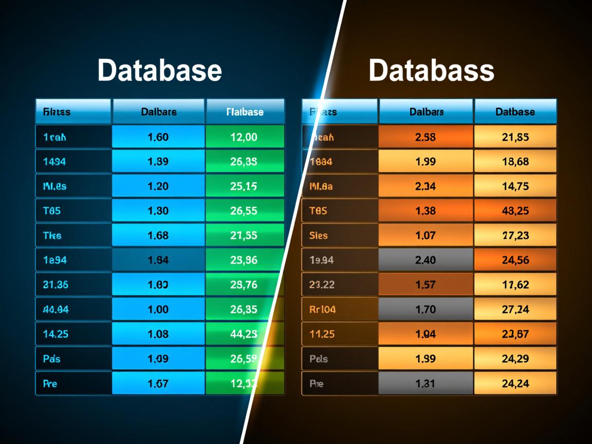 如何比对两个数据库表格 第2张 如何比对两个数据库表格 第2张