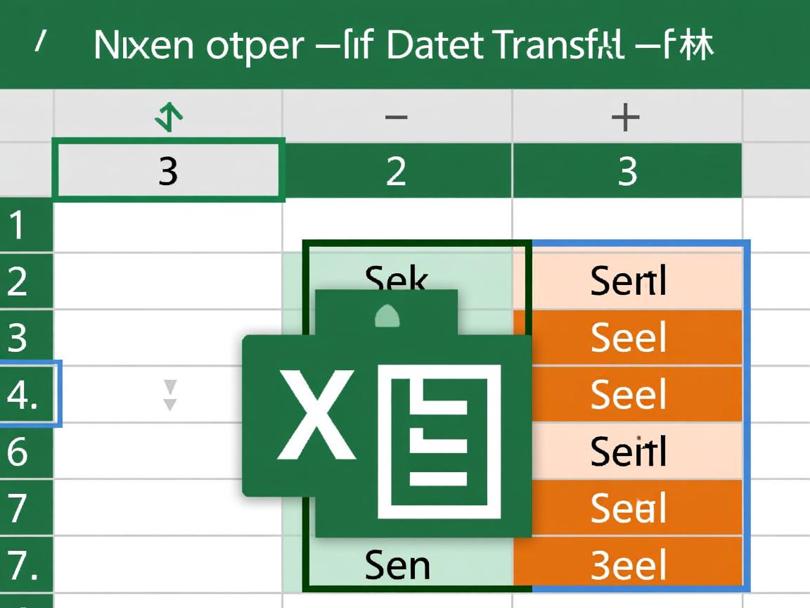 Excel如何快速将一行数据转换为一列  第2张