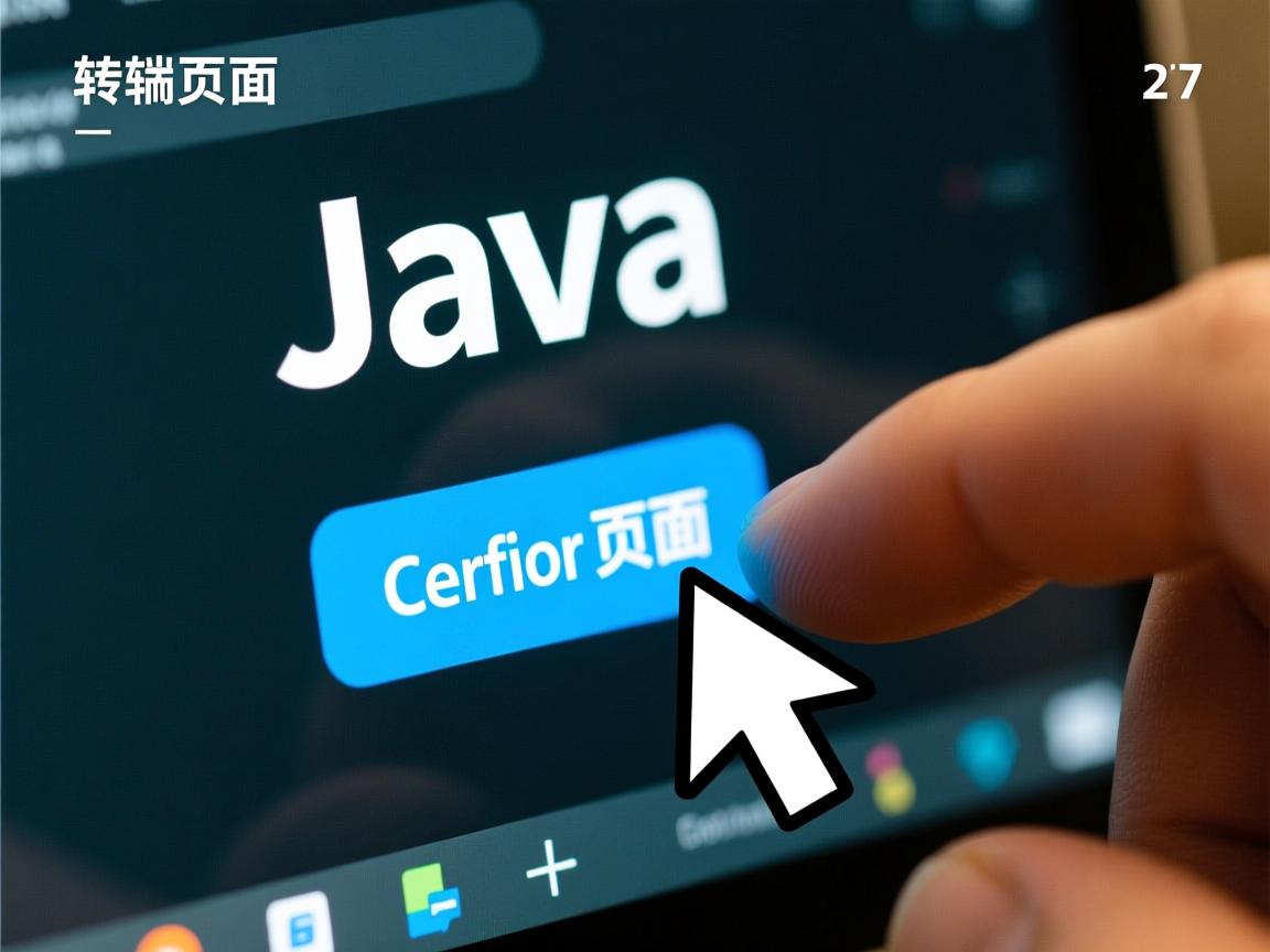 Java点击按钮如何跳转页面