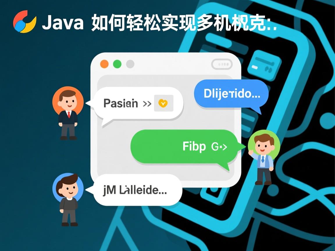 Java如何轻松实现多机聊天? 第1张 Java如何轻松实现多机聊天? 第1张