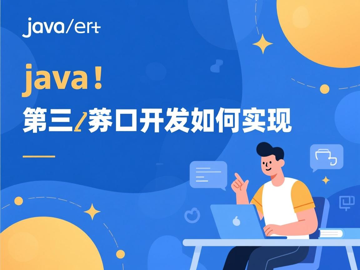 Java第三方接口开发如何实现? 第3张 Java第三方接口开发如何实现? 第3张