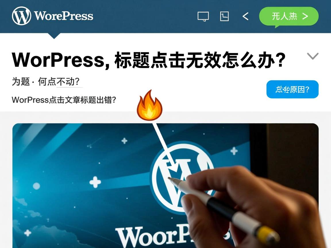 WordPress文章标题点不开为何？，WordPress标题点击无效怎么办？，WordPress文章标题为何点不动？，WordPress标题无法点击原因？，WordPress点击文章标题出错？  第2张