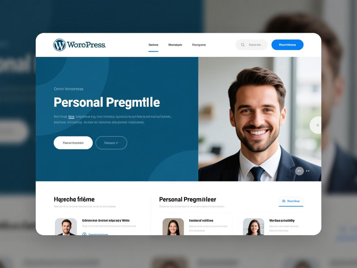 如何快速用WordPress打造个人简介页面？