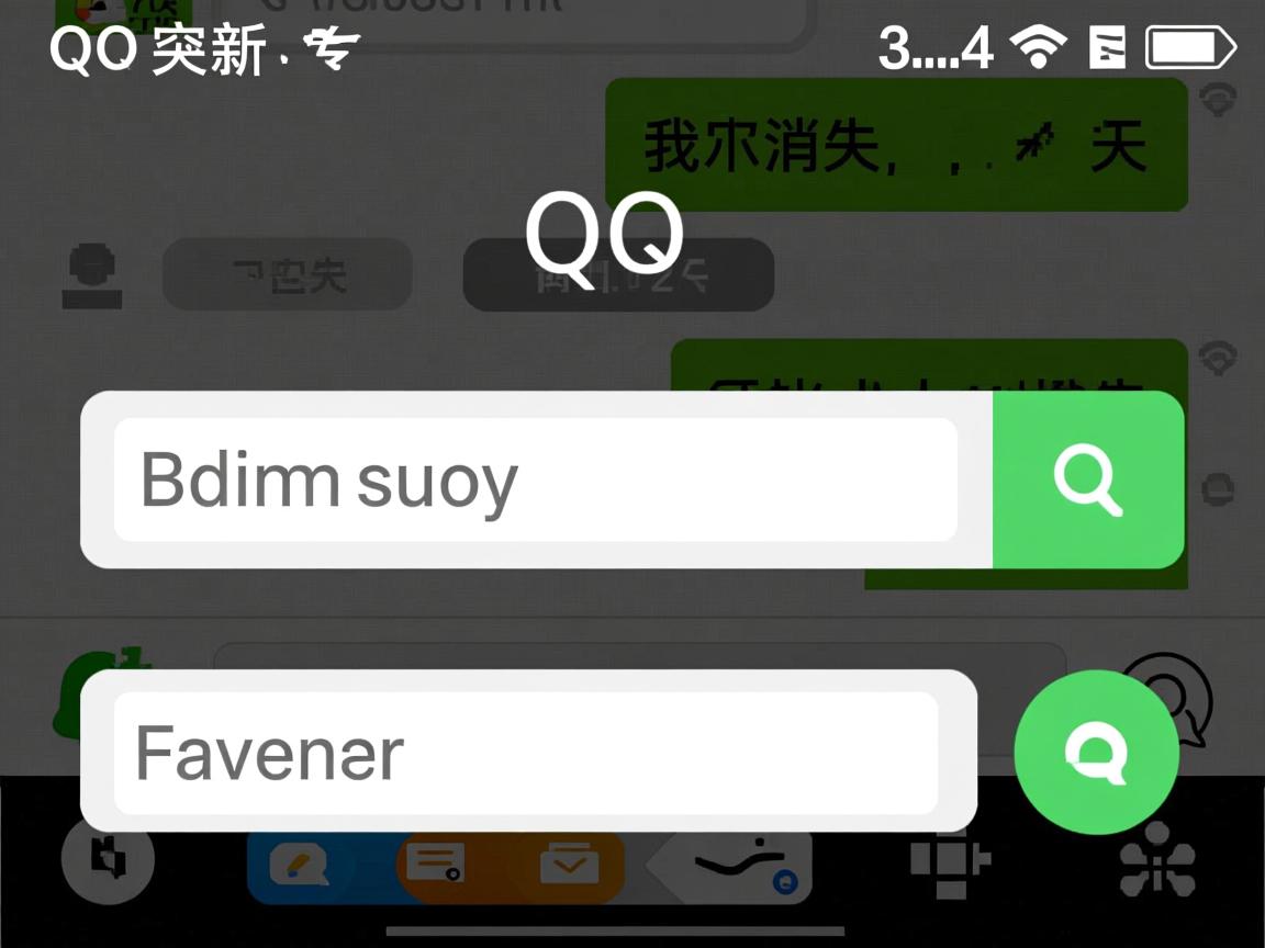 手机QQ输入框为何突然消失？  第1张