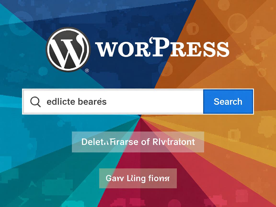 WordPress如何删除主题搜索框 第2张 WordPress如何删除主题搜索框 第2张