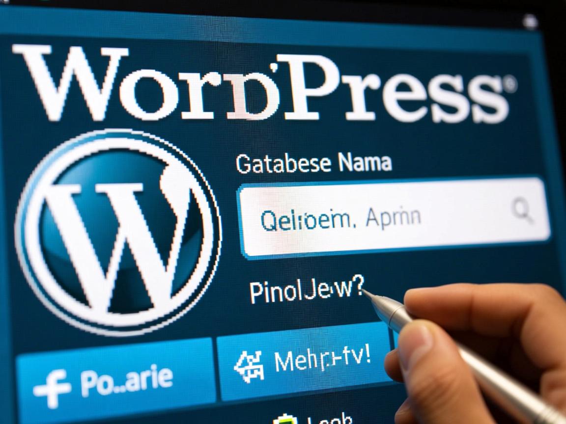 WordPress安装如何正确填写数据库名称 第2张 WordPress安装如何正确填写数据库名称 第2张