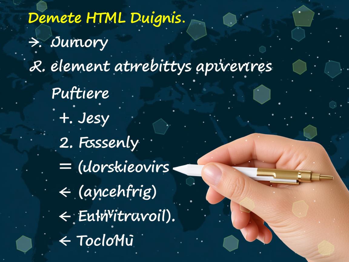 JS如何删除HTML元素属性? 第3张 JS如何删除HTML元素属性? 第3张