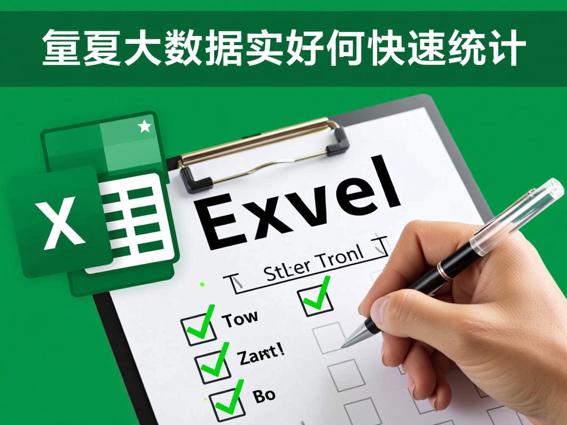 Excel重复数据如何快速统计? 第2张 Excel重复数据如何快速统计? 第2张