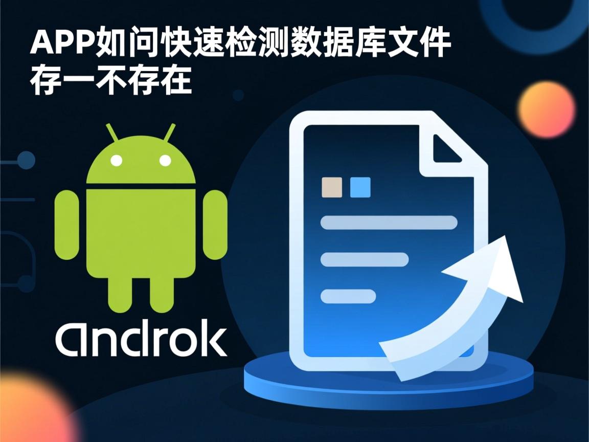 安卓APP如何快速检测数据库文件是否存在？  第1张