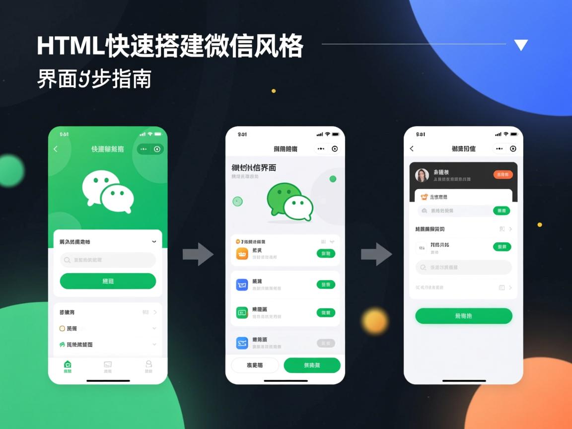 怎样用HTML快速搭建微信风格界面?分步指南 第1张 怎样用HTML快速搭建微信风格界面?分步指南 第1张