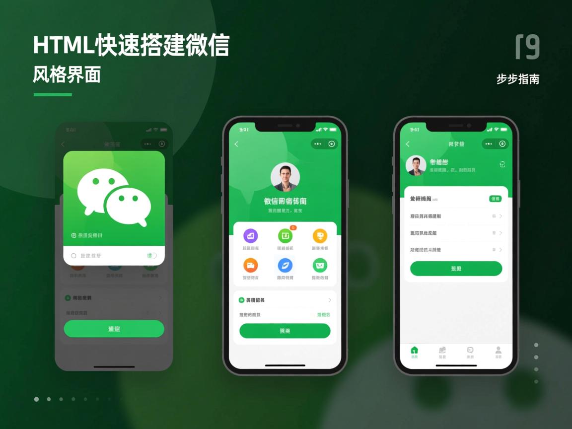 怎样用HTML快速搭建微信风格界面?分步指南 第2张 怎样用HTML快速搭建微信风格界面?分步指南 第2张