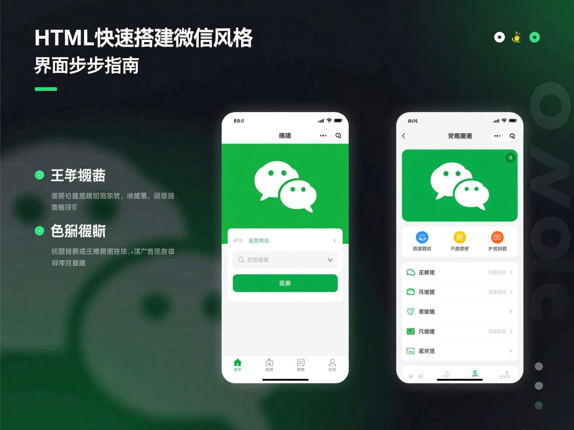 怎样用HTML快速搭建微信风格界面?分步指南 第3张 怎样用HTML快速搭建微信风格界面?分步指南 第3张