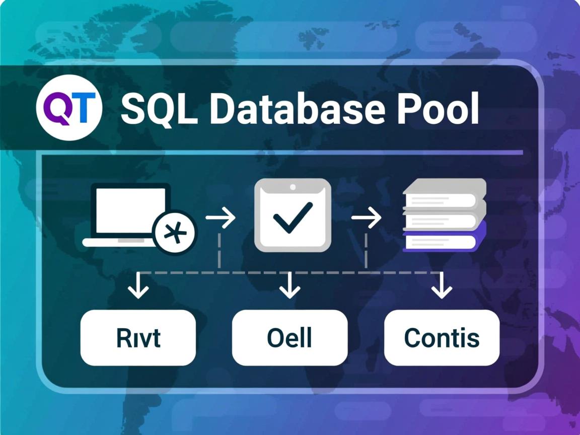 如何在Qt中使用SQL数据库连接池? 第2张 如何在Qt中使用SQL数据库连接池? 第2张